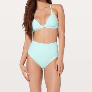 Lululemon Deep Sea High Waist Bottom Aquamarine